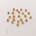 wholesale Gold-plated S925 silver flower bead spacer gasket semi-finished DIY jewelry accessories for crystal bracelets and necklaces-0-13