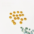 wholesale Metal S925 gold-plated spacer beads, wheel beads, disco beads, lantern beads for bracelet, necklace, string accessories, rope DIY semi-finished products-0-8