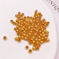 wholesale Gold-plated S925 silver spacer beads and accessories for bracelet, necklace stringing, and DIY handmade crafts-0-4