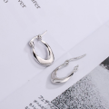 wholesale S925 Sterling Silver Korean-style Ins Niche Geometric Polygon Minimalist Ear Clips Versatile and Edgy Earrings-0-1