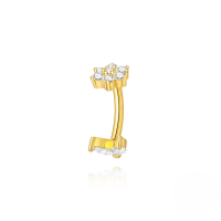 wholesale S925 Silver-Single gold #9