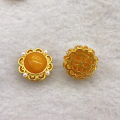 wholesale S925 silver gold-plated natural beeswax bracelet accessories DIY handmade unfinished accessories-0-6