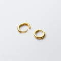 wholesale 925 Sterling Silver Minimalist Smooth Hoop Earrings Unisex Cool Style M04015-0-10