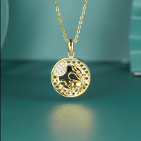 wholesale 925 Sterling Silver Original New Premium Exquisite Hot-Selling Accessory Carefully Selected Light Luxury Reindeer Necklace for Women Wholesale-Deer Spirit Necklace>925 Silver