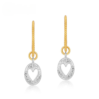 wholesale S925 Sterling Silver Hollow Heart Earrings for Women, Autumn and Winter New Korean Japanese Light Luxury Style Fashion Trend Ear Hooks Manufacturer Wholesale-Thick Silver Platinum 925 Silver