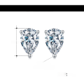 wholesale 925 Sterling Silver Jewelry, Waterdrop Zircon Stud Earrings, Fashion Classic Versatile Earrings Manufacturer Wholesale-0-1