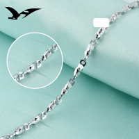 wholesale S925 Silver Cylinder Chain Pendant Necklace, Source Factory Wholesale for Korean and Japanese Fashion OL Women, Minimalist Collarbone Chain and Accessory Chain-2.5 cylindrical M-20 inches 925 silver