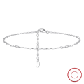 wholesale S925 Sterling Silver Anklet for Girls, Minimalist and Versatile Summer and Autumn Foot Chain Wholesale-0-4