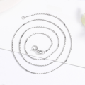 wholesale S925 Sterling Silver On Sale Clearance with Free Shipping Lucky Four-Leaf Clover Necklace Korean Style Women's Pendant with Simple Chain Collarbone Necklace-0-5