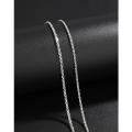 wholesale 925 Sterling Silver Twisted Chain Necklace for Women, Men's Rope Twist Chain, Minimalist and High-End Pendant Necklace-0-1