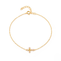 wholesale S925 Sterling Silver-Gold-Pink Diamond