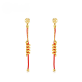 wholesale S925 Silver New Year of the Snake Red Rope Earrings Fashionable and Unique Snake-shaped Long Drop Earrings for Women Wholesale Customization-0-0