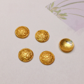 wholesale S925 silver gold-plated patch Five Dzi Garuda accessories bracelet necklace bead jewelry DIY components-0-15