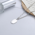 wholesale S925 Sterling Silver Retro Vintage English Oval Pendant Multi-Element Link Chain Fashion Trend Necklace-0-0