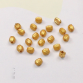 wholesale Gold-plated S925 silver flower bead spacer gasket semi-finished DIY jewelry accessories for crystal bracelets and necklaces-0-2
