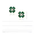 wholesale 925 Sterling Silver bfirst Original Design Vintage Earrings Chinese New Year Ear Studs High-end Exquisite Silver Jewelry-0-3