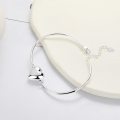 wholesale S925 Silver Cloud Tide Pavilion Fashion Geometric Heart Cute Fresh Trendy Versatile Design Bracelet for Women-0-2