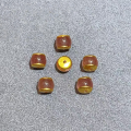 wholesale Gold-plated S925 silver popular crystal rainbow pill hamburger multi-gemstone round bead ancient gold spacer bead bracelet-0-9