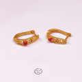 wholesale Metal S925 gold-plated finished semi-finished ear studs hoop bow snake earrings DIY accessories new products-0-9