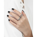 wholesale S925 sterling silver Korean-style Instagram minimalist heavy work multi-layer ring for women-0-2