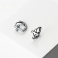 wholesale 925 Silver Korean-style Delicate Cross Stud Earrings for Students, Simple and Stylish Ins Sweet Earrings G3601-0-0
