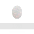 wholesale Metal Opal Cross Double-Sided Fire Iridescent Opal Polymer Cultivated Synthetic Opal Gemstone-0-15