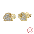 wholesale S925 Sterling Silver Cloud-pull Earrings, Fashionable and Cute Sheep Earrings, Cross-border Direct from Manufacturer-0-4