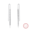 wholesale S925 Sterling Silver 3mm Phoenix Tail Chain Earrings Luxury Tassel Earrings Direct Factory Wholesale-0-6
