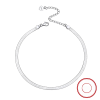 wholesale S925 Sterling Silver Cloud-Pattern Anklet, Blade Chain Flat Snake Chain Herringbone Foot Jewelry INS Cross-Border High-End Style-Length: 21cm+5cm Weight: approximately 3.0g 925 silver