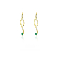 wholesale S925 Sterling Silver Geometric Korean Style Micro-Paved Zircon Earrings, Minimalist Niche Earrings for Women Wholesale-Buy 2 and get a pair - Free sterling silver ear plugs  925 silver