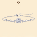 wholesale S925 Sterling Silver 1-carat Moissanite Bracelet Cross-border Best-seller Etsy Jewelry Guangzhou Factory Ready Stock-0-0