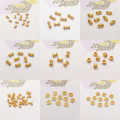 wholesale Gold Plated S925 Silver Spacer Beads, Spacers, Gaskets, Semi-finished DIY Jewelry Accessories for Crystal Jewelry Bracelet Necklace-0-0