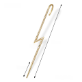 wholesale S925 Sterling Silver Single Lightning Diamond-Encrusted Ear Cuff with Individual Design, Wrapping Around the Ear, Clip-On Ear Cartilage Earring-0-8
