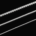wholesale Metal material, cross-border Europe and America best-selling 35mm 45mm 55mm moissanite four-prong tennis bracelet source factory supply-0-2