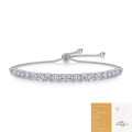 wholesale 925 Sterling Silver Amazon Best-Selling Tennis Bracelet for Women, Premium Luxury European and American Style Moissanite Bracelet-0-6