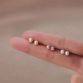 wholesale S925 Sterling Silver Pearl Series Petite Sweet Earrings for Women, Simple and Bestselling, Factory Direct M01341-0-0