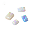 wholesale Metal, Synthetic Opal OPAL Rectangular Cushion Small Octagon Lab-Created Opal Jewelry Setting Stones-0-4