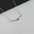 wholesale S925 Sterling Silver Maker Snake Pendant Diamond Inlaid Necklace for Women, Fashionable Ins Style, Niche Design, Luxurious High-End Feeling Collarbone Chain-0-3