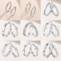 wholesale S925 Sterling Silver Original Design High-end Couple Rings Adjustable Plain Band Rings Valentine's Day Gift-0-2