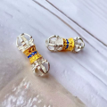 wholesale S925 Sterling Silver Filigree Gold-Plated Vajra Bead Accessory for DIY Bracelet Necklace Handmade Knotting Jewelry-0-5