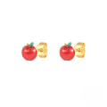 wholesale S925 Sterling Silver Fashionable and Versatile Fruit Series Stud Earrings, Popular in Europe and the US, Trendy and Creative Ear Accessories-0-10