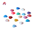wholesale Metal material Synthetic Opal Heart Shape Love Synthetic Opal Opal Ring Earring Pendant Inlay Matching Stone Accessories-0-4