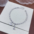 wholesale S925 Sterling Silver Bamboo Segment Crushed Silver Little Chubby Fu Ruyi Bracelet Fashion Ethnic Trend National Wave Style High-End Sense Hand Accessories-0-2