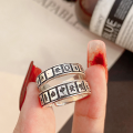 wholesale S925 Sterling Silver "Mahjong God of Gamblers" Thirteen Wonders Ring, Adjustable Open-Ended Antique Finish for Good Luck and Wealth-0-5