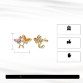wholesale S925 Sterling Silver Colored Zircon Butterfly Earrings for Women, Small Batch Design, Direct Factory Wholesale-0-1
