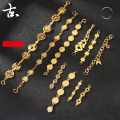 wholesale S925 Sterling Silver Gold-Plated Gourd Extension Chain Extender Safety Chain End Chain for Bracelet Necklace DIY Jewelry Accessories-0-0