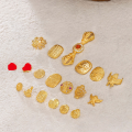 wholesale S925 gold-plated silver patches for DIY accessories, including bracelets, necklaces, and bead strings-0-0