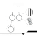 wholesale S925 Sterling Silver Diamond-Studded Hollow Round Earrings Factory Direct Wholesale-0-1