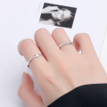 wholesale S925 Metal Star LOVE Open Ring Korean Dongdaemun Minimalist Heart Five-Point Star Fashion Versatile-0-2