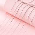 wholesale S925 Sterling Silver Extended Length Chain Necklace for Women, Collarbone Single Bare Chain, Sweater Chain, 50 55 60cm D7819-0-3